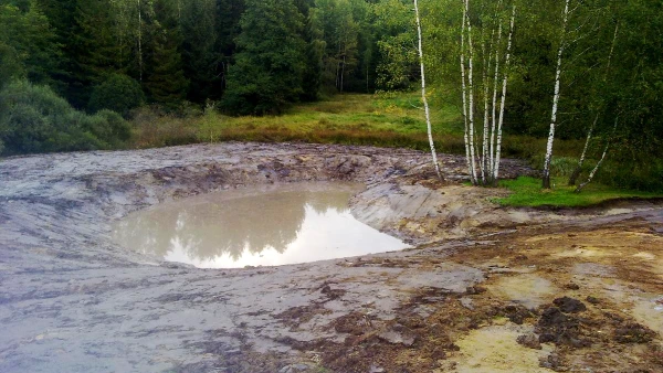 zemní práce, tvorba přírodních jezírek 